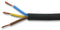 PRO POWER 3183Y-1MMBLK Multicore Unscreened Cable, Flexible, Per M, Black, 3 Core, 1 mm&sup2;
