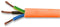 PRO POWER 3183Y-2.50MMORN100M Multicore Unscreened Cable, Flexible, Per M, Orange, 3 Core, 2.5 mm&sup2;