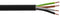 PRO POWER 3184Y-1MMBLK Multicore Unscreened Cable, Flexible, Per M, Black, 4 Core, 1 mm&sup2;
