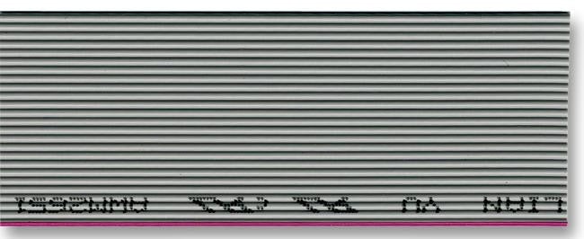 PRO POWER NFCG-2826 Ribbon Cable, Flat, Grey, 26 Core, 28 AWG, 0.072 mm&iuml;&iquest;&frac12;, 100 ft, 30.5 m