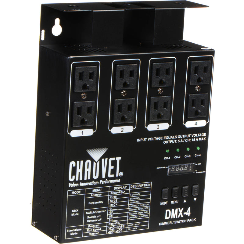 CHAUVET DMX-4LED 4-Channel Dimmer Pack