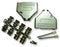 MH CONNECTORS MHDTZK25-RA-HI-K D Sub Backshell, Diecast, Rapid Assembly, DB, 180&deg;, Plastic Body