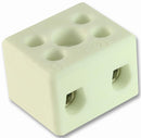 CAMDENBOSS CHTB6/2N Panel Mount Barrier Terminal Block, 2 Ways, 12.5 mm, 41 A