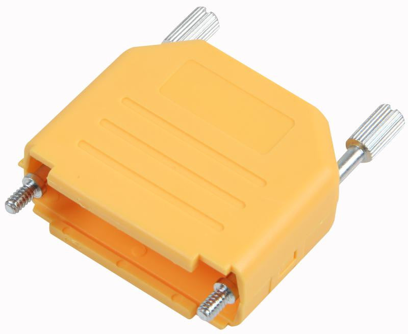 MH CONNECTORS MHDPPK15-Y-K D Sub Backshell, Yellow, MHDPPK Series, DA, 180&deg;, Nylon (Polyamide) Body