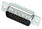 AMPHENOL L717HDA26P D Sub Connector, High Density, 26 Contacts, Plug, DA, HD Series, Steel Body, Solder