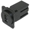 TUK KCUAA2BKDPM USB Adaptor, USB Type A Receptacle, USB Type A Receptacle, USB 2.0