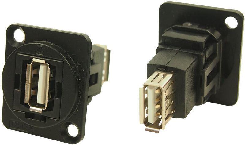 CLIFF ELECTRONIC COMPONENTS CP30208NMB USB Adaptor, USB Type A Receptacle, USB Type A Receptacle, USB 2.0, FT Series