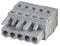 WAGO 231-105/026-000 Pluggable Terminal Socket Connector with CAGE CLAMP Actuation, 5 way, 5mm pitch, Grey