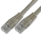 TUK SP3GYB Network Cable, RJ45 Plug, RJ45 Plug, 9.8 ft, 3 m, Grey