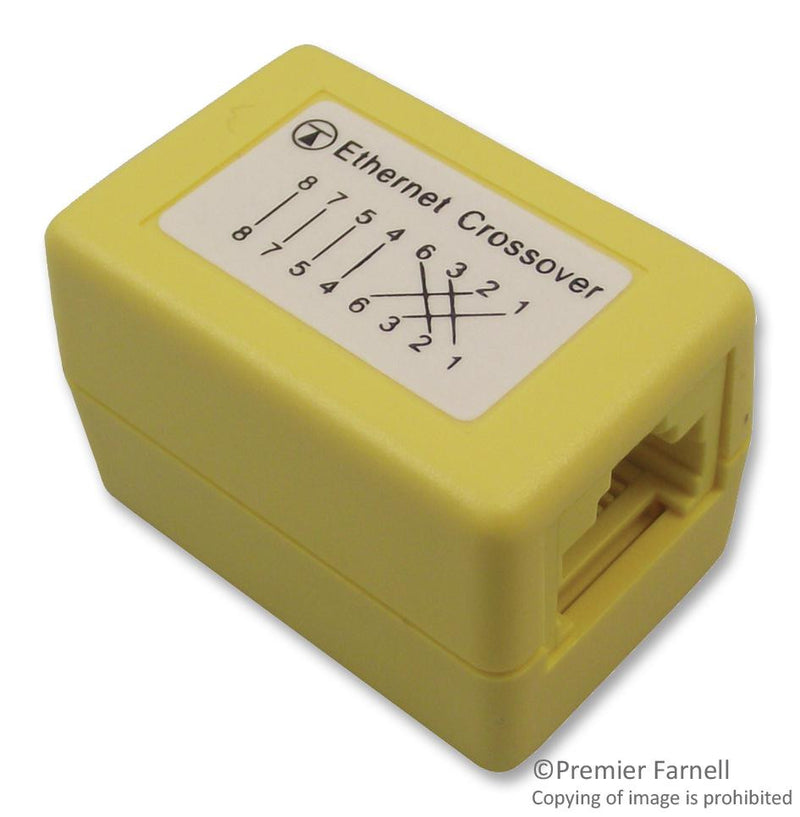 PRO SIGNAL F-ACX Ethernet Cable, Patch Lead, Cat5e, RJ45 Socket to RJ45 Socket, Yellow