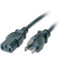 C2G 18 AWG Universal Power Cord (NEMA 5-15P to IEC C13, 3')