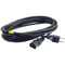 C2G 18 AWG Universal Power Cord (NEMA 5-15P to IEC C13, 6')