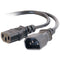 C2G 18 AWG Computer Power Extension Cord IEC C13 to IEC C14 (6')