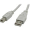 C2G 3.3' (1 m) USB 2.0 A/B Cable (White)