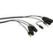 Canare Breakaway Cable for Portable Mixers with Monitor Output 15'