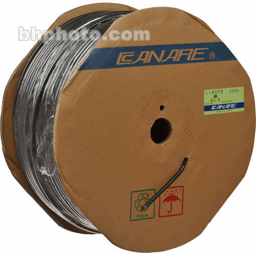 Canare L-4CFB RG59 HD-SDI Coaxial Cable - 984' (Black)