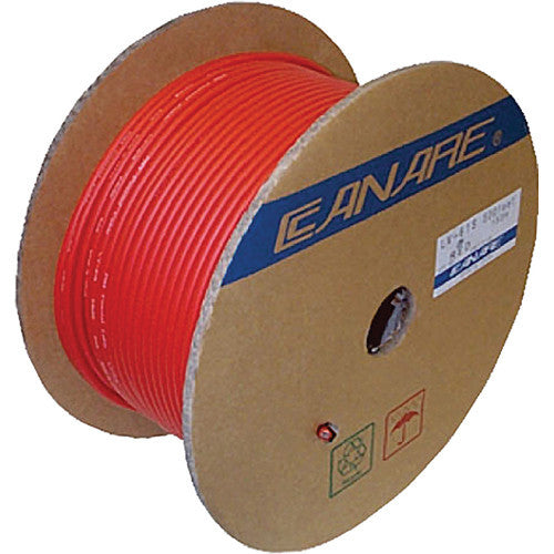 Canare L-4E6S Star Quad Microphone Cable (656', Red)