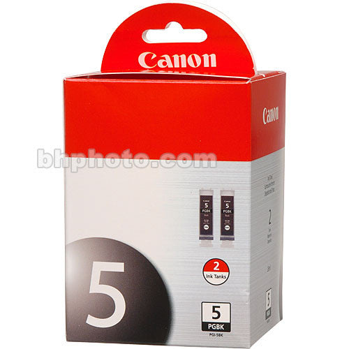 Canon PGI-5BK Black Ink Tank Twin Pack