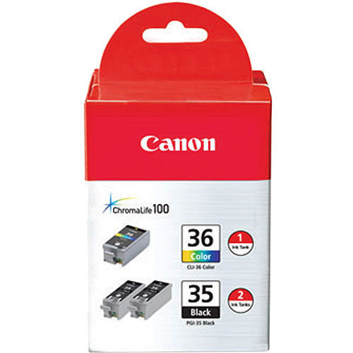 Canon Twin PGI-35 Black and CLI-36 Color Ink Tanks