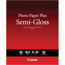 Canon SG-201 Photo Paper Plus Semi-Gloss (8 x 10", 50 Sheets)