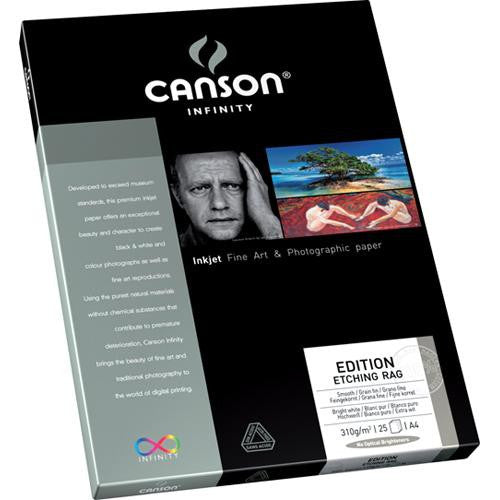 Canson Infinity Edition Etching Rag Paper (8.5 x 11", 25 Sheets)