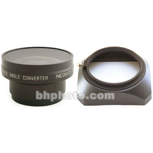 Cavision 0.6x Industrial Wide Angle Converter Lens with Hood and Adapter Ring (Zoom Through, 72mm Rear Thread)