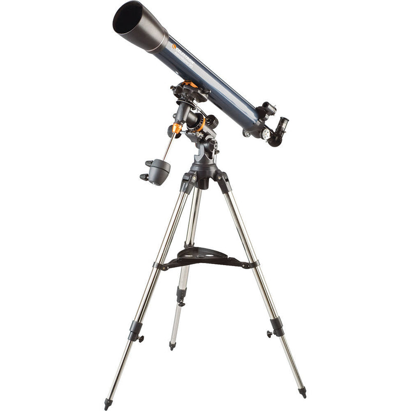 Celestron AstroMaster-90 EQ 90mm 3.5"/90mm Refractor Telescope Kit