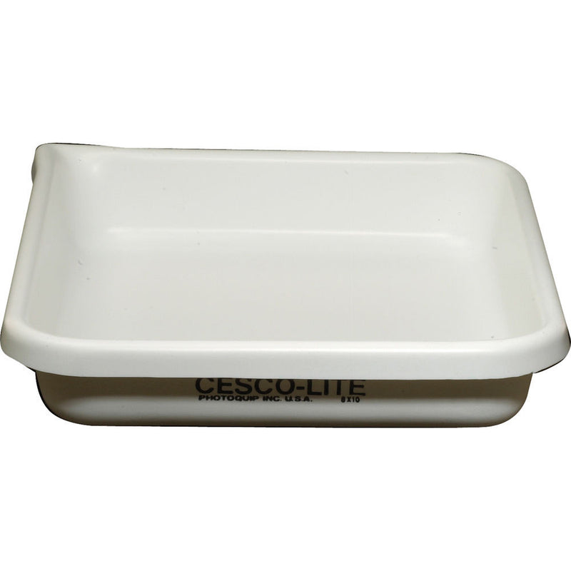 Cescolite Heavy-Weight Plastic Developing Tray (White) - for 8x10" Paper