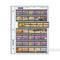 ClearFile Archival-Classic Storage Page for Negatives with Data Panel, 35mm, 7-Strips of 5-Frames - 100 Pack