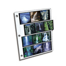 ClearFile Archival Plus Negative Page, 6x6cm (120), 4-Strips of 3-Frames (Horizontal) - 100 Pack