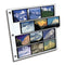 ClearFile Archival-Plus Negative Page, 6x7cm (120), 4-Strips of 3-Frames (Horizontal) - 25 Pack