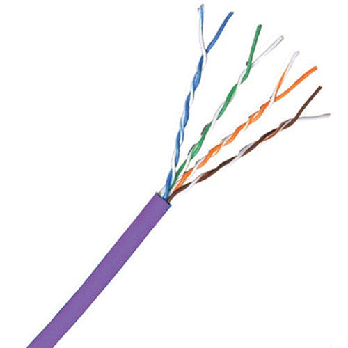 Comprehensive Cat 6 500 MHz UTP Solid Cable (1000', Purple)