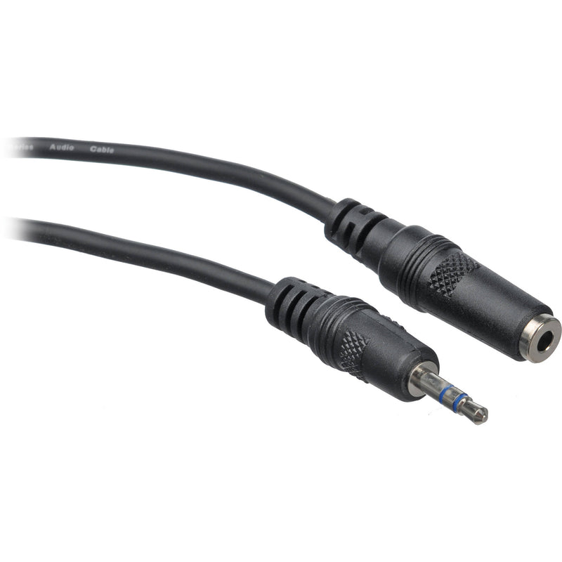 Comprehensive Stereo Mini (3.5mm) Male to Stereo Mini Female Cable (6')