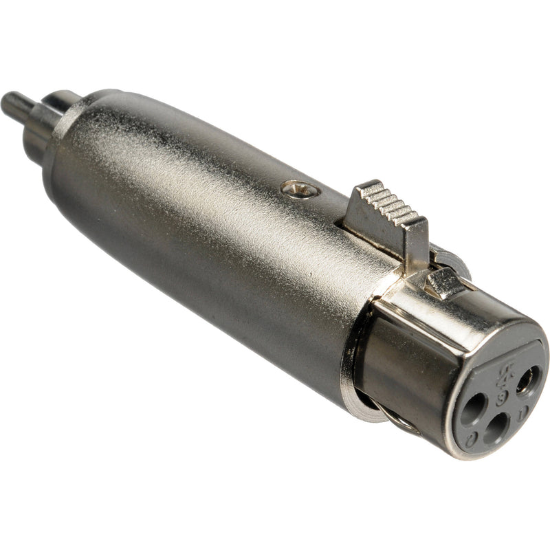 Comprehensive PP-XLRJ Male RCA to Female 3-Pin XLR Adapter