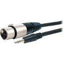 Comprehensive EXF Series Stereo 3.5mm Mini Male to 3-Pin XLR Female Cable - 10'
