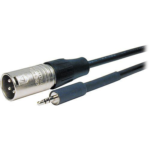 Comprehensive XLRP-MPS-25ST EXF 3.5mm Mini Male TRS to XLR Male Cable (25' (7.62 m))