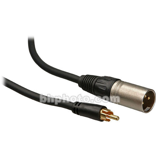 Comprehensive EXF Series 3-Pin XLR Male to RCA Male Cable - 3'