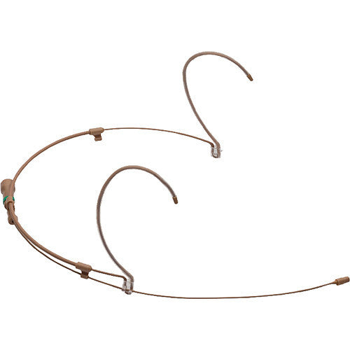 Countryman H6 Directional Microphone Headset with an SR Connector for Sennheiser Wireless Transmitters (Green Band, Light Beige)