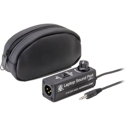 DSAN Corp. LSP-1 Laptop SoundPort 3.5mm Stereo Mini Male to 3-Pin XLR Male In-Line Adapter