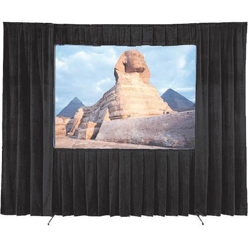 Da-Lite 36524KP Drapery Kit Without Drapery Bar (83 x 144", Black)
