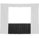 Da-Lite 36722 Skirt ONLY for the 7 x 7' Fast-Fold Deluxe Frame (Black)