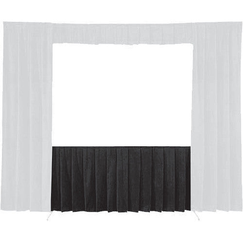 Da-Lite 36722 Skirt ONLY for the 7 x 7' Fast-Fold Deluxe Frame (Black)
