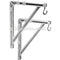 Da-Lite 40933 #23 Wall Mount Brackets (Extends 10 - 24", Pair, White)