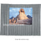 Da-Lite Fast-Fold Velour Drapery Kit for Truss Standard Frames (8'6" x 11')
