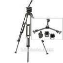Daiwa / Slik Daiwa-11 Aluminum Tripod System - consists of: Daiwa-11 Fluid Head, 309 2-Stage Tripod, Mid-Level Spreader and Softcase - Supports 29 lbs