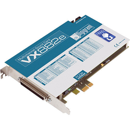 Digigram VX882e - 8 Channel Analog and Digital Input / Output, 24-Bit/192kHz PCIe (PCI Express) Sound Card - Windows