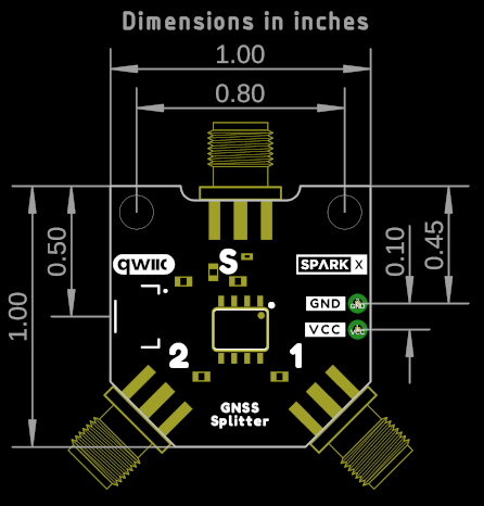 SparkFun GNSS Antenna Splitter (Power Divider) with DC Pass