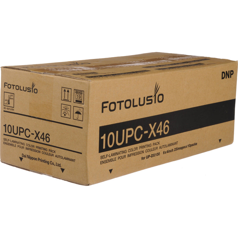 DNP 4.0 x 6.9" Self-Laminating Color Print Pack For Sony UP-DX100 (10 Sets)