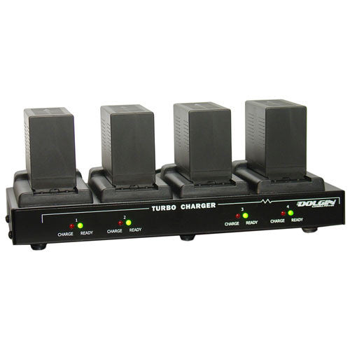 Dolgin Engineering TC40 Four-Position Simultaneous Battery Charger for Sony L-Series