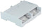 CAMDENBOSS CDIB/6ST/L2 Polycarbonate Low Profile DIN Rail Enclosure with Open Sides - 106.2x90x31.9mm